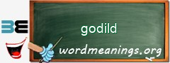 WordMeaning blackboard for godild